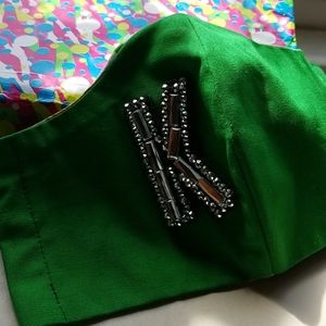 "K" studed face mask